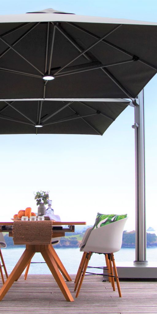 Shadowspec Unity™ Multi Canopy Cantilever Umbrella Tradewinds